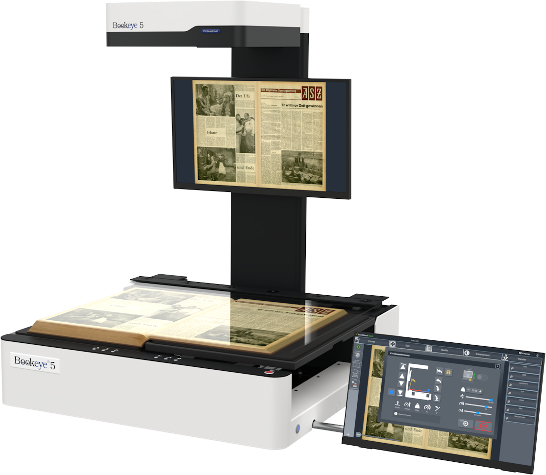 BOOKEYE 5 V1A PROFESSIONAL ARCHIVE LARGE BOOK A1/D-SIZE SCANNER
